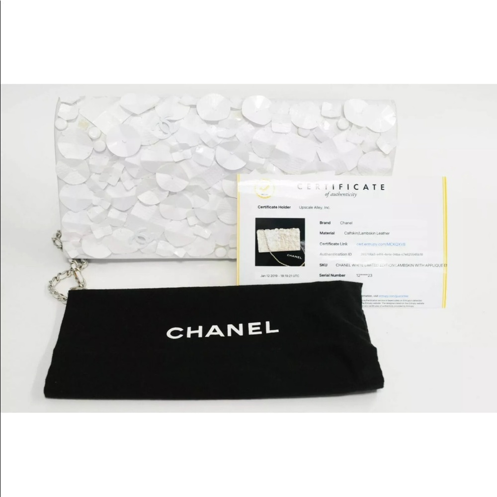 **)(SOLD) **CHANEL LTD. EDITION BAG AUTHENTICATED BY ENTRUPY - Picture 4 of 11